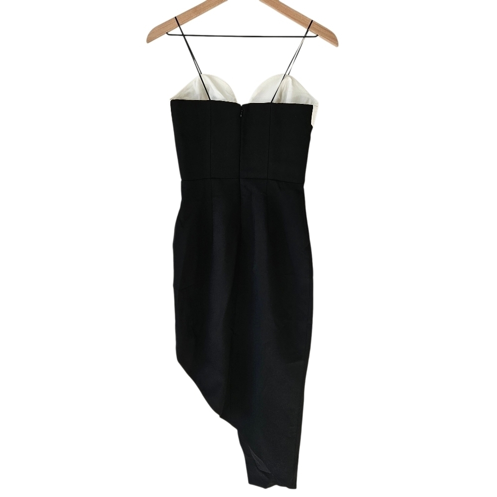 Amanda Uprichard Black & White Soiree Strapless Dress - Picture 3 of 15